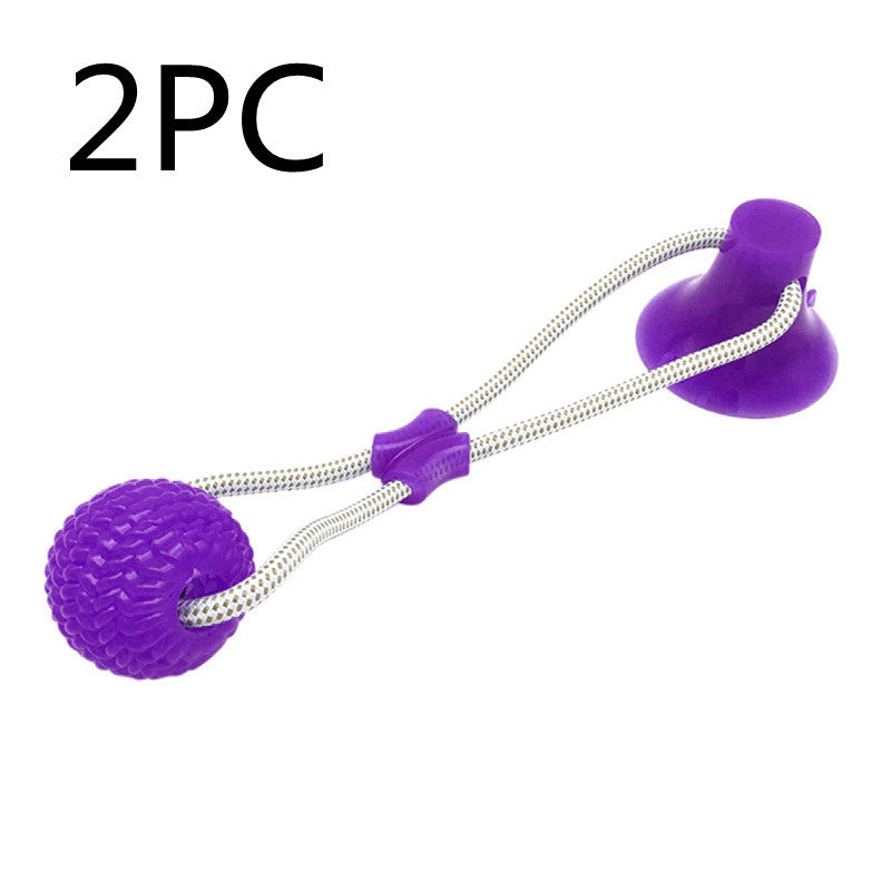 Interaktívne elastické lano s prísavkou pre domáce zvieratá